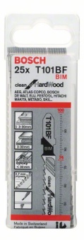 2608634988 Пильное полотно 25 шт T 101 BF Clean for-Hard Wood 2.608.634.988